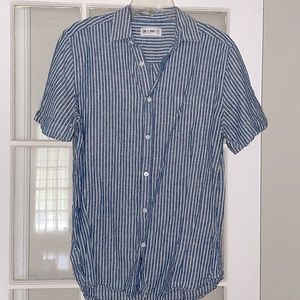 Men’s Linen Button Shirt